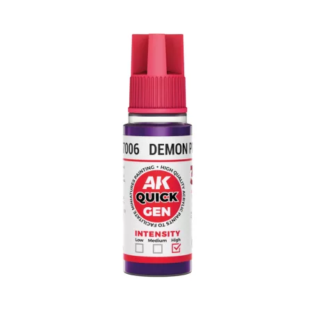 AK QUICK GEN ACRYLIC COLOR - DEMON PURPLE 18 ml - AK17006