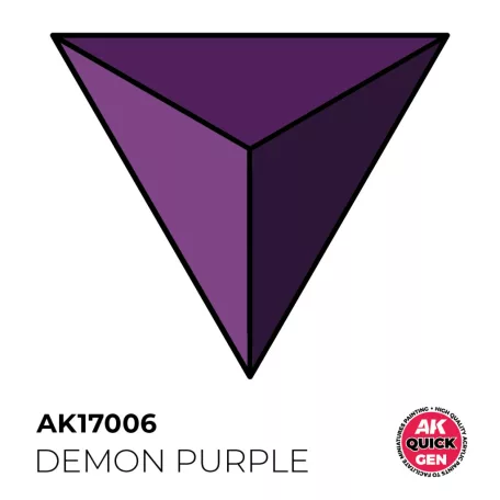 AK QUICK GEN ACRYLIC COLOR - DEMON PURPLE 18 ml - AK17006