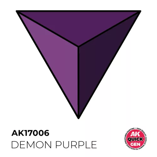 AK QUICK GEN ACRYLIC COLOR - DEMON PURPLE 18 ml - AK17006