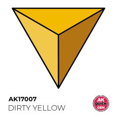 AK QUICK GEN ACRYLIC COLOR - DIRTY YELLOW 18 ml - AK17007