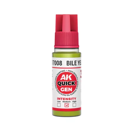 AK QUICK GEN ACRYLIC COLOR - BILE YELLOW 18 ml - AK17008