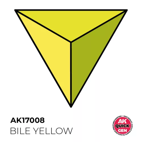 AK QUICK GEN ACRYLIC COLOR - BILE YELLOW 18 ml - AK17008