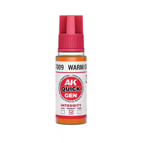 AK QUICK GEN ACRYLIC COLOR - WARM ORANGE 18 ml - AK17009