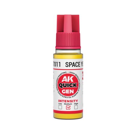 AK QUICK GEN ACRYLIC COLOR - SPACE YELLOW 18 ml - AK17011