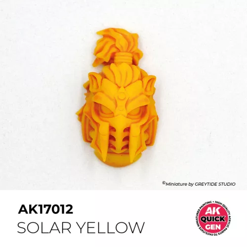 AK QUICK GEN ACRYLIC COLOR - SOLAR YELLOW 18 ml - AK17012