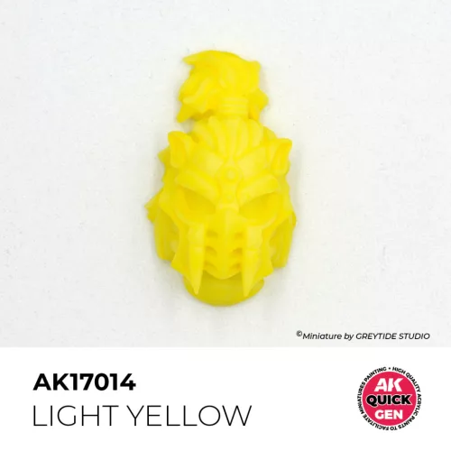 AK QUICK GEN ACRYLIC COLOR - LIGHT YELLOW 18 ml - AK17014