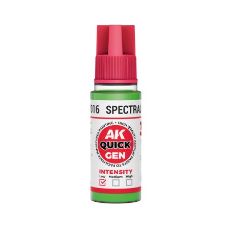 AK QUICK GEN ACRYLIC COLOR - SPECTRAL GREEN 18 ml - AK17016