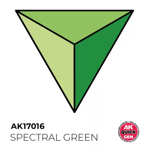 AK QUICK GEN ACRYLIC COLOR - SPECTRAL GREEN 18 ml - AK17016