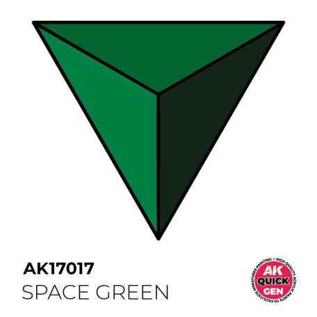 AK QUICK GEN ACRYLIC COLOR - SPACE GREEN 18 ml - AK17017
