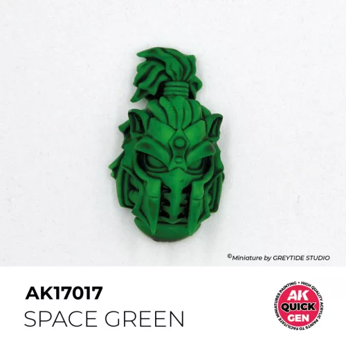 AK QUICK GEN ACRYLIC COLOR - SPACE GREEN 18 ml - AK17017
