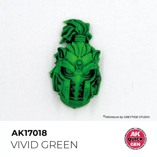 AK QUICK GEN ACRYLIC COLOR - VIVID GREEN 18 ml - AK17018