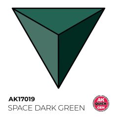   AK QUICK GEN ACRYLIC COLOR - SPACE DARK GREEN 18 ml - AK17019