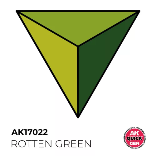 AK QUICK GEN ACRYLIC COLOR - ROTTEN GREEN 18 ml - AK17022