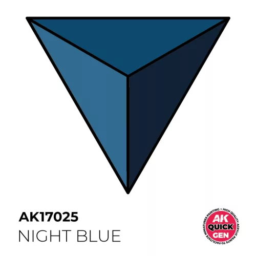 AK QUICK GEN ACRYLIC COLOR - NIGHT BLUE 18 ml - AK17025