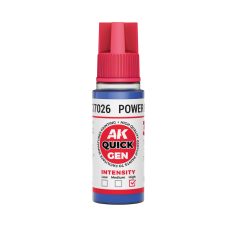 AK QUICK GEN ACRYLIC COLOR - POWER BLUE 18 ml - AK17026