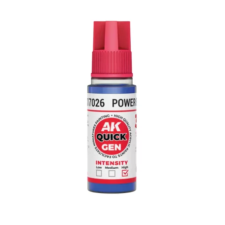 AK QUICK GEN ACRYLIC COLOR - POWER BLUE 18 ml - AK17026