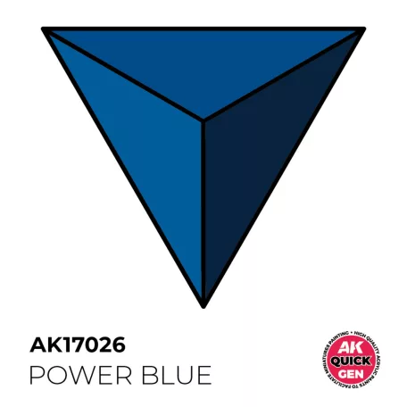 AK QUICK GEN ACRYLIC COLOR - POWER BLUE 18 ml - AK17026