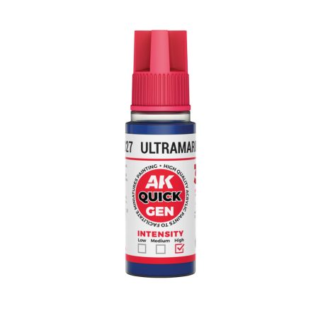 AK QUICK GEN ACRYLIC COLOR - ULTRAMARINE BLUE 18 ml - AK17027