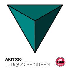 AK QUICK GEN ACRYLIC COLOR - TURQUOISE GREEN 18 ml - AK17030