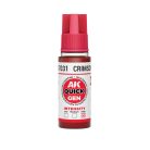 AK QUICK GEN ACRYLIC COLOR - CRIMSON RED 18 ml - AK17031