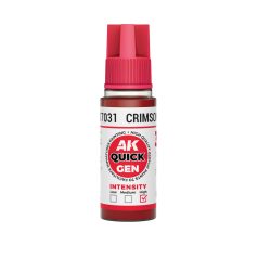 AK QUICK GEN ACRYLIC COLOR - CRIMSON RED 18 ml - AK17031