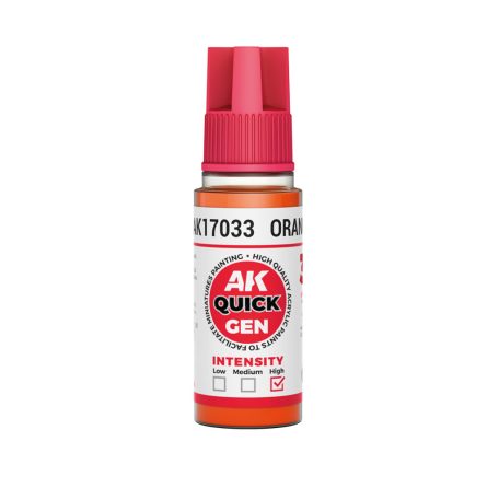 AK QUICK GEN ACRYLIC COLOR - ORANGE 18 ml - AK17033