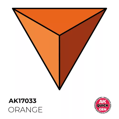 AK QUICK GEN ACRYLIC COLOR - ORANGE 18 ml - AK17033