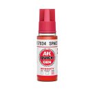 AK QUICK GEN ACRYLIC COLOR - SPACE RED 18 ml - AK17034
