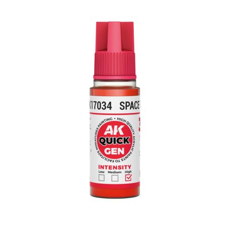 AK QUICK GEN ACRYLIC COLOR - SPACE RED 18 ml - AK17034