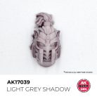 AK QUICK GEN ACRYLIC COLOR - LIGHT GREY SHADOW 18 ml - AK17039