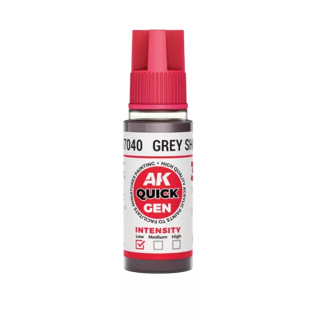 AK QUICK GEN ACRYLIC COLOR - GREY SHADOW 18 ml - AK17040