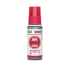 AK QUICK GEN ACRYLIC COLOR - WINTER GREY 18 ml - AK17041