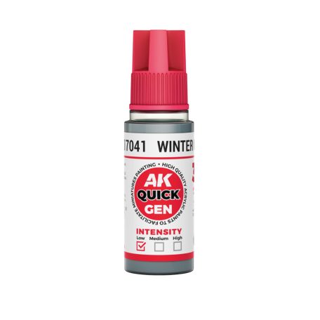 AK QUICK GEN ACRYLIC COLOR - WINTER GREY 18 ml - AK17041