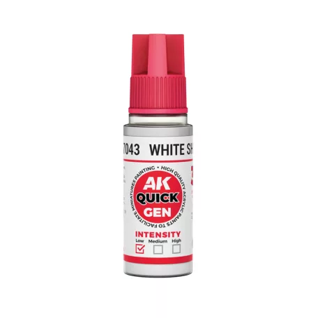 AK QUICK GEN ACRYLIC COLOR - WHITE SHADOW 18 ml - AK17043