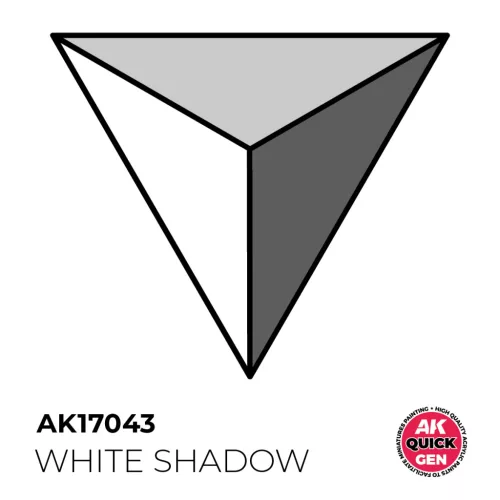 AK QUICK GEN ACRYLIC COLOR - WHITE SHADOW 18 ml - AK17043