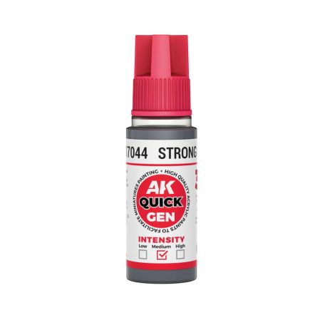 AK QUICK GEN ACRYLIC COLOR - STRONG GREY 18 ml - AK17044