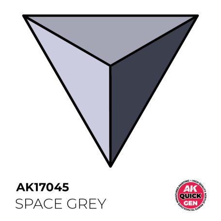 AK QUICK GEN ACRYLIC COLOR - SPACE GREY 18 ml - AK17045