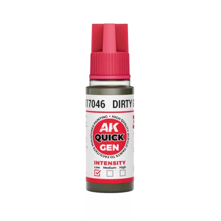 AK QUICK GEN ACRYLIC COLOR - DIRTY GREY 18 ml - AK17046