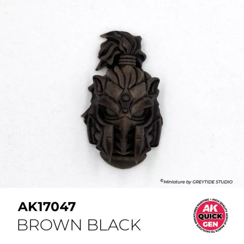 AK QUICK GEN ACRYLIC COLOR - BROWN BLACK 18 ml - AK17047