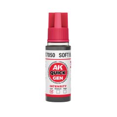 AK QUICK GEN ACRYLIC COLOR - SOFT BLACK 18 ml - AK17050