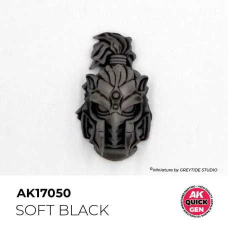 AK QUICK GEN ACRYLIC COLOR - SOFT BLACK 18 ml - AK17050