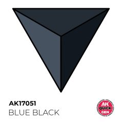 AK QUICK GEN ACRYLIC COLOR - BLUE BLACK 18 ml - AK17051