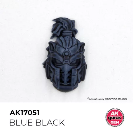 AK QUICK GEN ACRYLIC COLOR - BLUE BLACK 18 ml - AK17051