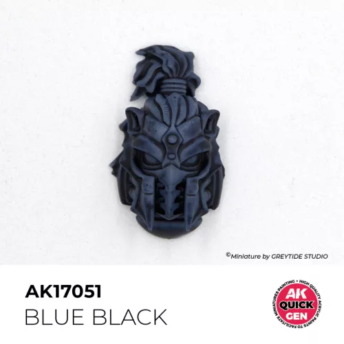 AK QUICK GEN ACRYLIC COLOR - BLUE BLACK 18 ml - AK17051