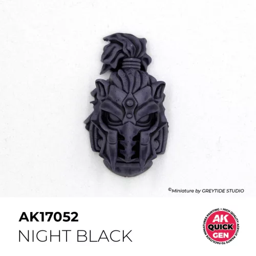 AK QUICK GEN ACRYLIC COLOR - NIGHT BLACK 18 ml - AK17052