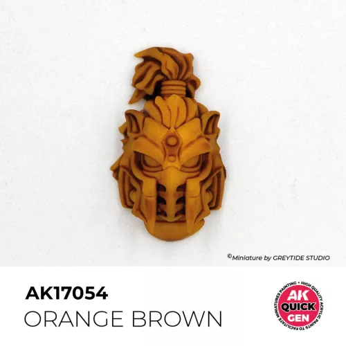 AK QUICK GEN ACRYLIC COLOR - ORANGE BROWN 18 ml - AK17054
