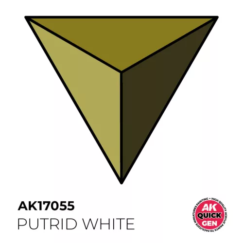 AK QUICK GEN ACRYLIC COLOR - PUTRID WHITE 18 ml - AK17055