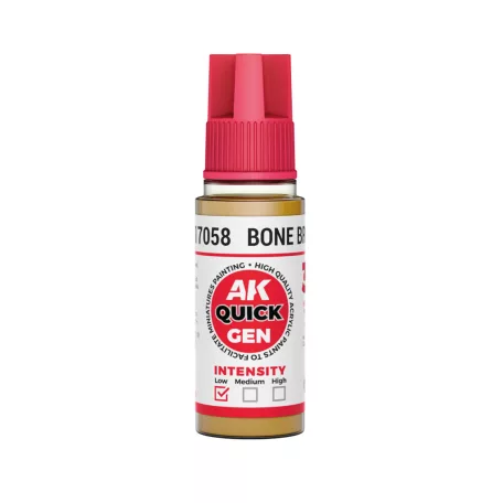 AK QUICK GEN ACRYLIC COLOR - BONE BROWN 18 ml - AK17058