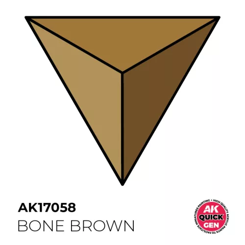 AK QUICK GEN ACRYLIC COLOR - BONE BROWN 18 ml - AK17058