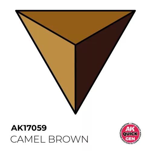 AK QUICK GEN ACRYLIC COLOR - CAMEL BROWN 18 ml - AK17059